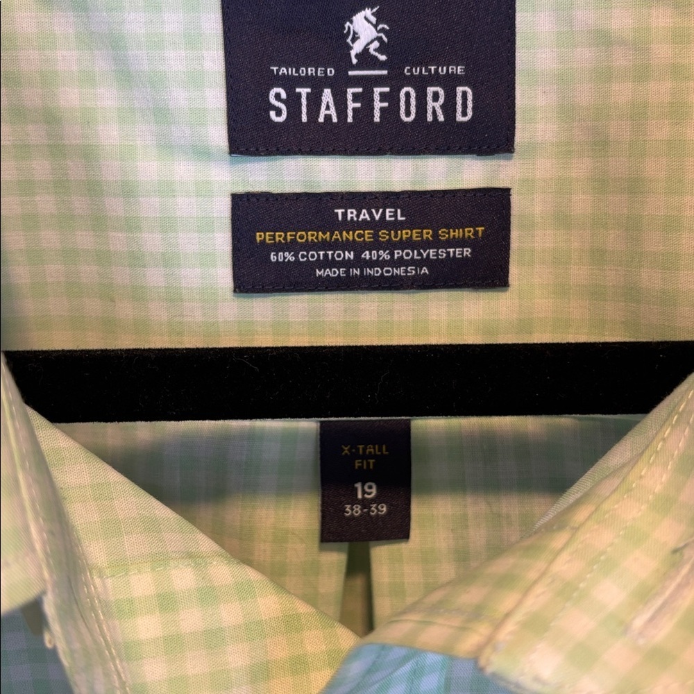 Men’s TALL Stafford button down - Picture 2 of 4